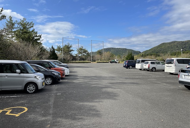 知覧テニスの森公園の駐車場