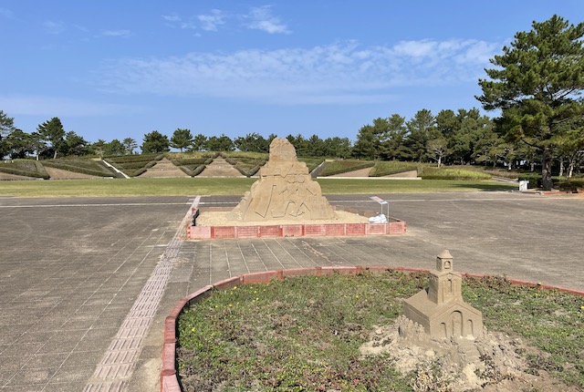 吹上浜海浜公園の入口広場