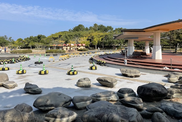 吹上浜海浜公園のジャブジャブ池