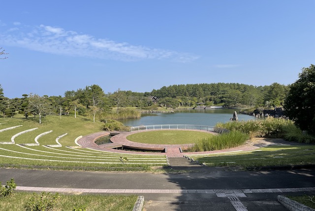 吹上浜海浜公園の野外ステージ