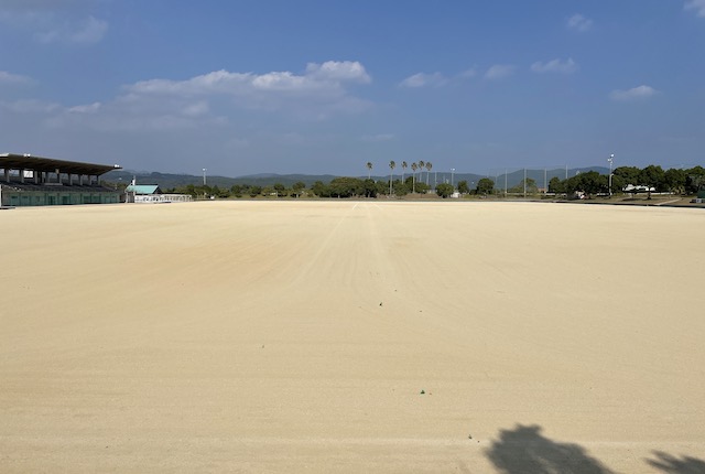 東市来総合運動公園の陸上競技場