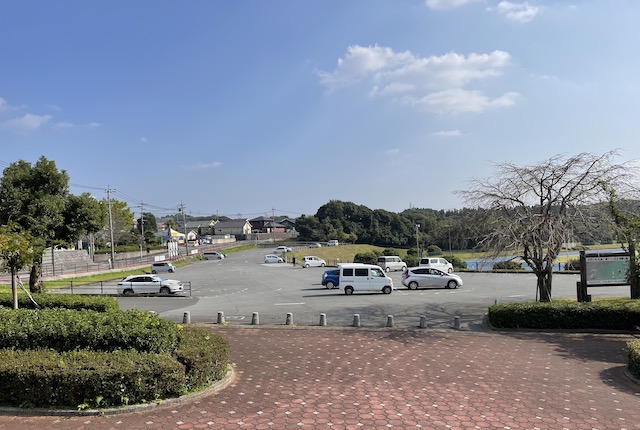 伊集院総合運動公園の駐車場