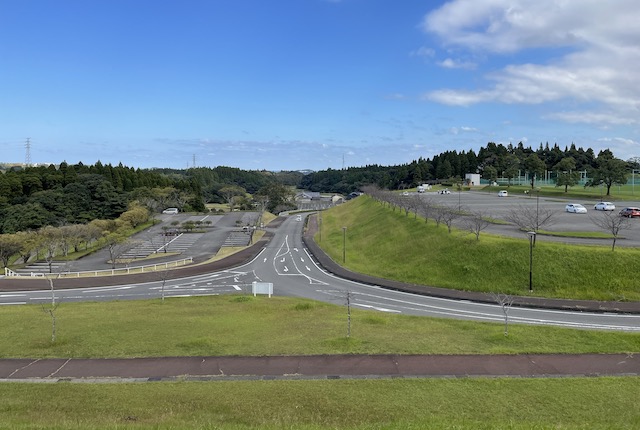 清武総合運動公園の駐車場