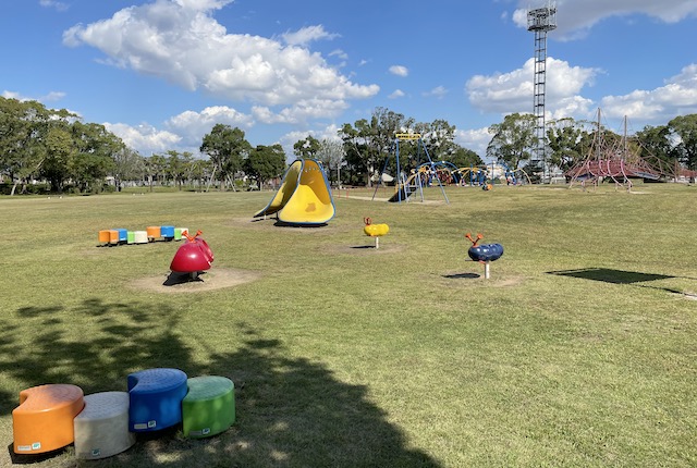 佐賀県立森林公園の冒険遊びの広場