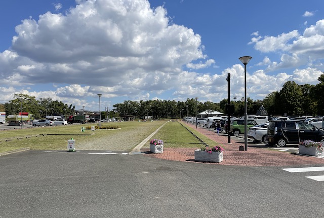 佐賀県立森林公園の駐車場