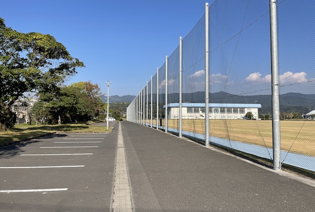 垂水市中央運動公園の駐車場