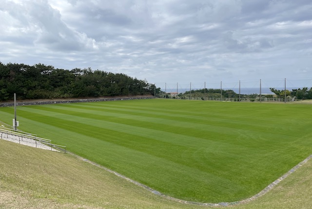 赤間総合運動公園のサッカー場