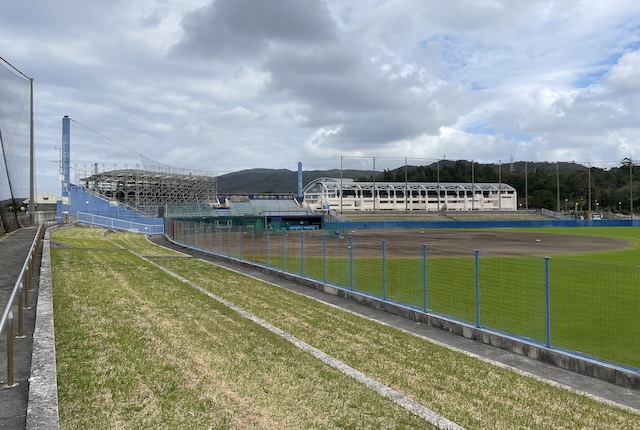 赤間総合運動公園の野球場