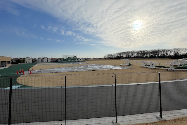 栃木県総合運動公園の投てき場