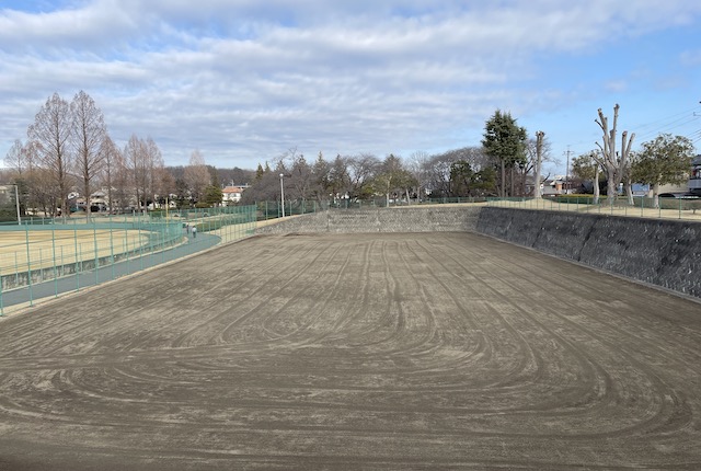 栃木県総合運動公園のウォームアップ場