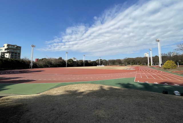 代々木公園の陸上競技場