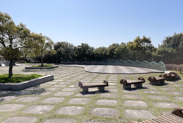 青葉公園のコミュニティ広場