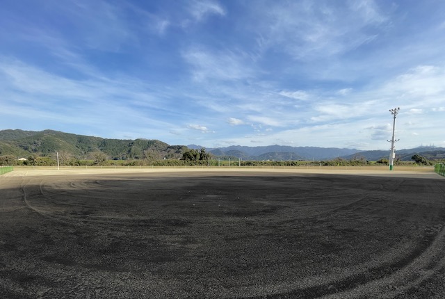 熊本甲佐総合運動公園のソフトボール場