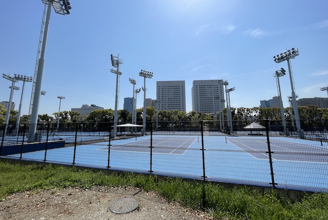 有明テニスの森公園のハードコート