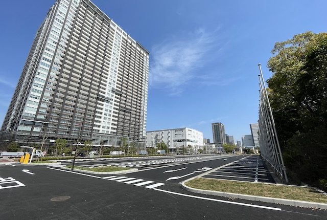 有明テニスの森公園の駐車場