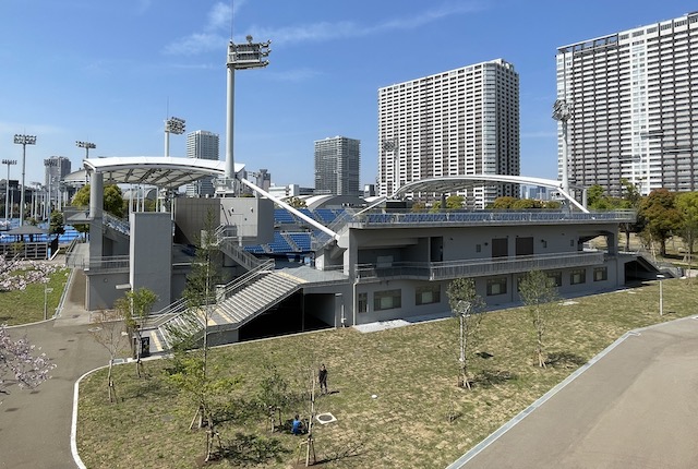 有明テニスの森公園のショーコート