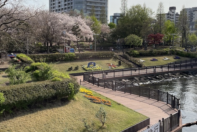 東品川海上公園の隠れミッフィー