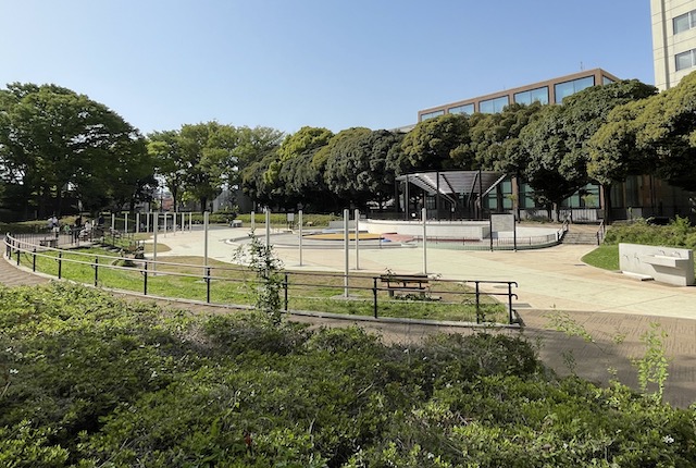 駒沢オリンピック公園のジャブジャブ池