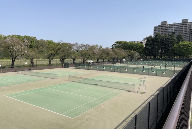 駒沢オリンピック公園のテニスコート