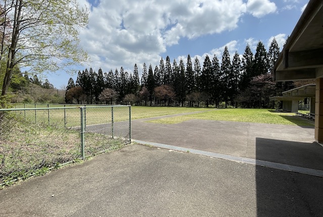 秋田県立中央公園のアーチェリー場