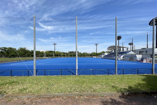 大井ふ頭中央海浜公園のホッケー競技場サブピッチ