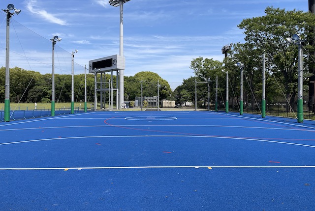 大井ふ頭中央海浜公園の多目的コート