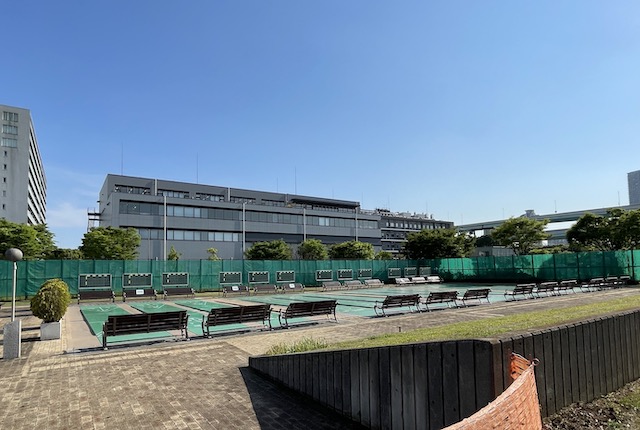 辰巳の森海浜公園のシャッフルボード