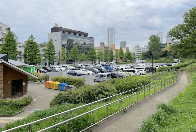 代々木公園の駐車場