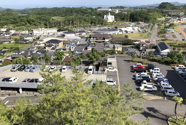 スパタラソ天草の駐車場