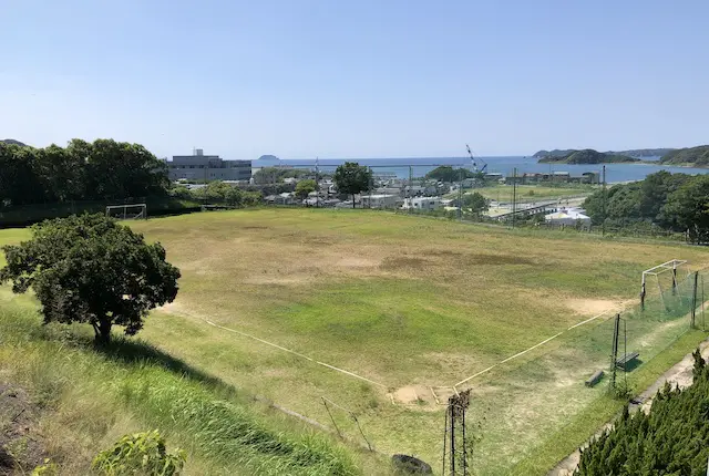 うしぶか公園の多目的グラウンド