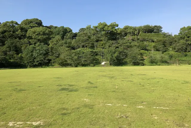 菊池ふるさと創生市民広場の芝生広場