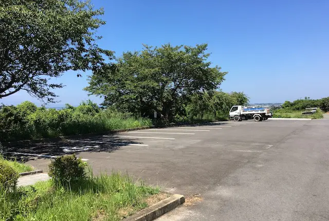 山の上展望公園の駐車場