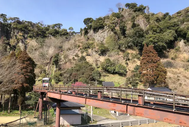 舞鶴城公園のモノレール