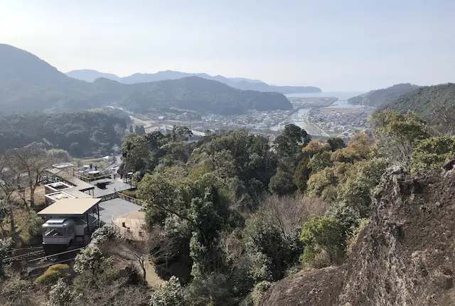 重盤岩からの眺め