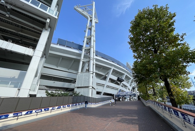 横浜スタジアムのスロープ