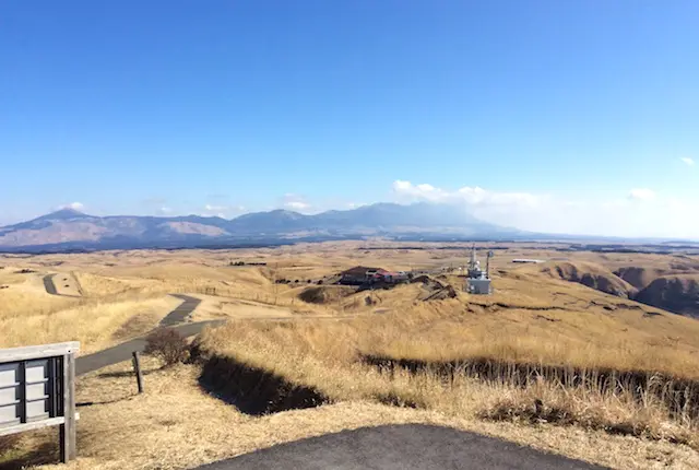 阿蘇の草原の風景