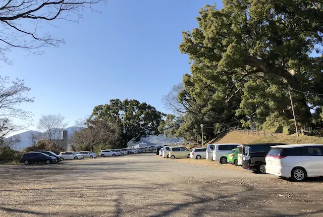 藤崎台球場の駐車場