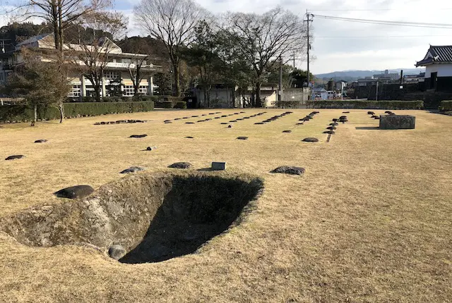 人吉城内の屋敷跡