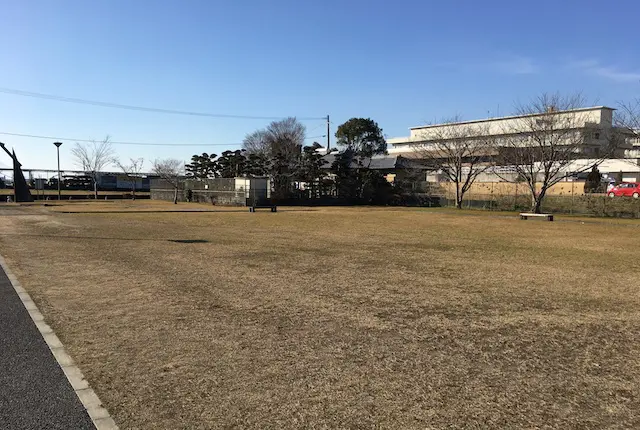 木部中央公園の芝生広場