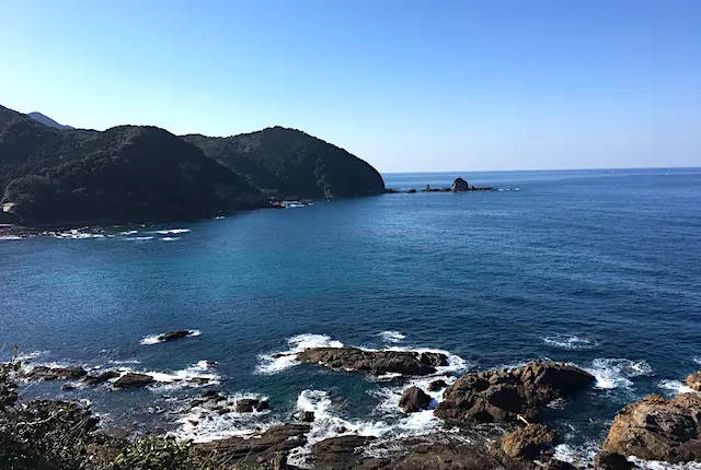 鬼海ヶ浦展望所の眺め