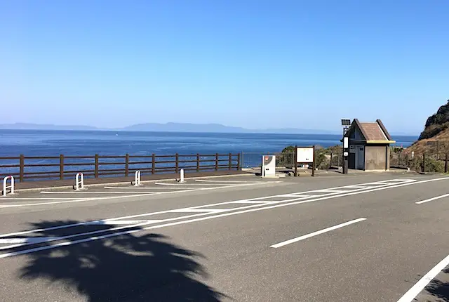 鬼海ヶ浦展望所の駐車場