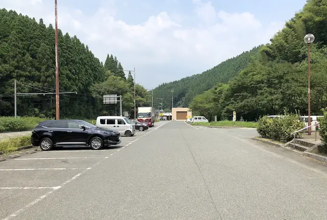 道の駅鹿北駐車場