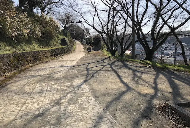 御船城山公園の駐車スペース