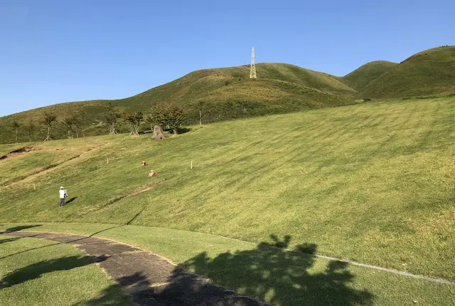 萌の里の芝生広場