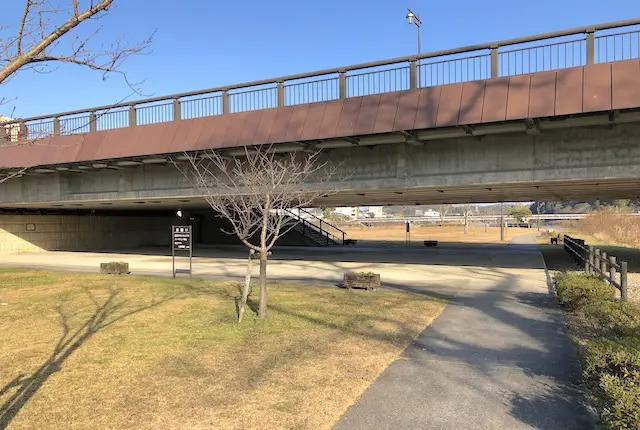 中川原公園のウォーキングコース