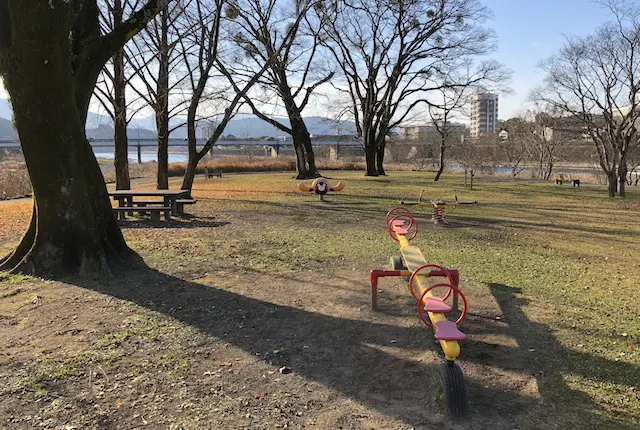 中川原公園の遊具