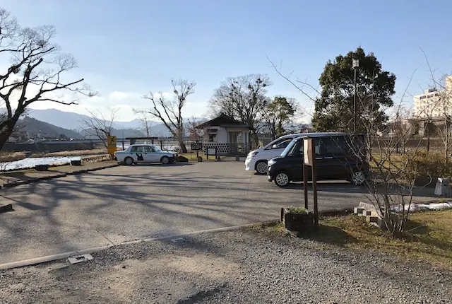 中川原公園の駐車場