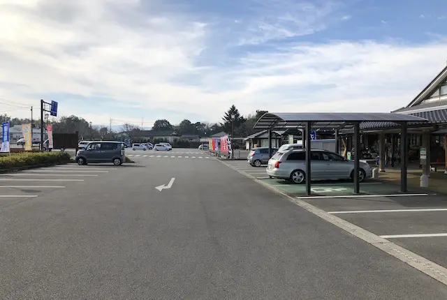 道の駅錦の駐車場