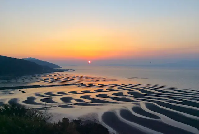 御輿来海岸の眺め