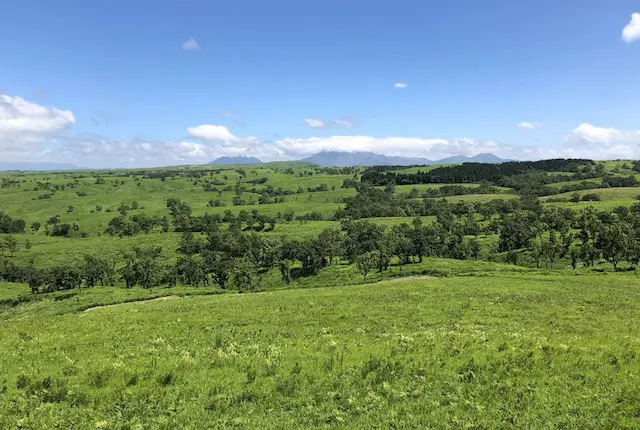 押戸石の丘から見える風景